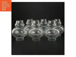 Glas lampeskærme fra Dansk Unimport (str. 6 styk, 14 cm)