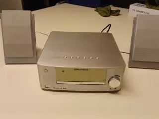 Lile steroanlæg til det lille værelse med cd