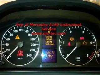 Mercedes A160 Speedometer / kombi instrument