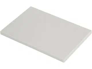 Stempelplade, str. 10x15,5 cm, tykkelse 0,8 cm, lys grå, 10stk./ 1 pk.
