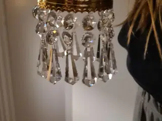 2 krystal lamper