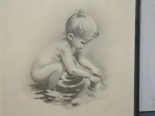Niels Hammer billede af et barn