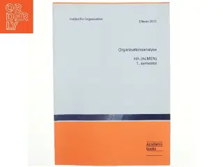 Organisationsanalyse af Copenhagen Business School. CBS. Department of Organization