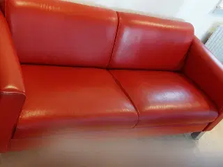 Sofa i rød 