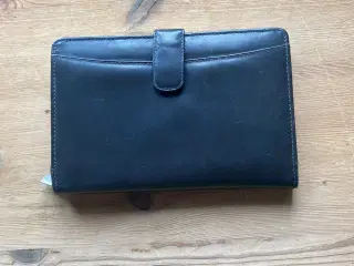 Læder mappe til kreditkort mm