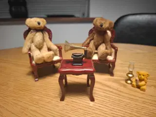 Retro dukkehus møbler