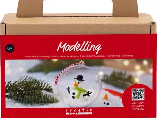 Mini DIY Kit Modellering, Snemand, 1 pk.