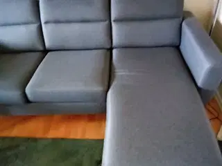 Sofa med chaiselong 