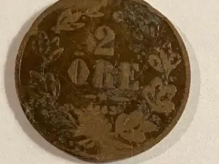 2 øre 1863 Sverige