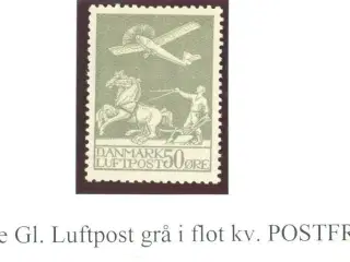 Gl. Luftpost, 50 øre grå,  1929