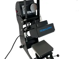 Semi automatisk varmepresser med 15x15cm plade og dobbelt varme kasket modul