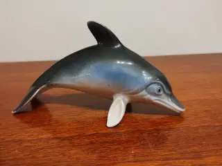 Fin porcelæns delfin