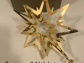 Georg Jensen topstjerne - 24 kt guldbelagt 
