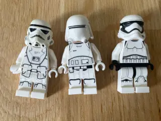 Star Wars Lego figurer 3 styk med hjelme