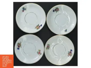 KPM porcelæn kaffestel fra KPM (str. Ø. 12,5 cm. h 6 cm. ø. 6,5 cm)