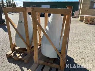 Støv Cyklon Kongskilde Ok200 2 stk
