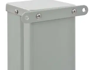 Sammenrullelig sidemarkise 80x300 cm sort