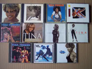 .TINA TURNER + Ike & Tina  CDer sælges stykvis    