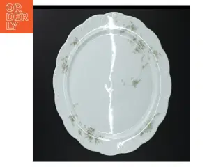 Porcelæns fad med blomstermotiv fra Rosenthal (str. 31,5 cm i diameter)