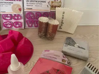Stor pakke bageudstyr 