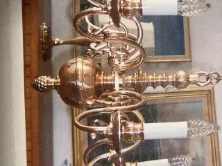 7 armet kirkelysekrone Bronce