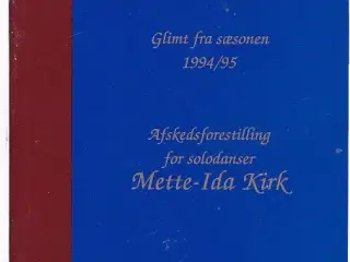 Balletgalla - Ballet  1995 - Det Kongelige Teater - Program A5 - Pæn