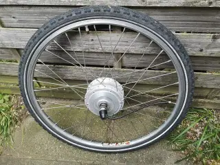 26" cykelhjul med motor 36 volt