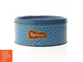 Kjeldsens kagedåse med motiv fra Kjeldsens (str. Ø 20 cm)