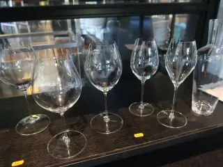 5 stk. vinglas og 1 stk. karaffel RIEDEL
