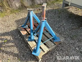 Støttebukke 15 ton 2 styk