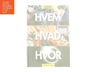 Hvem, hvad, hvor fra Bog