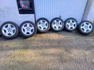 Audi alufælge med dæk 