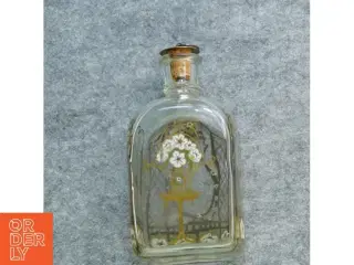 Snapseflaske til julesnaps fra Holmegaard (str. 19 x 10 x 7 cm)