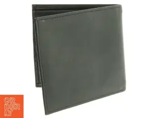 Sort læderpung (str. 12 x 10 cm)