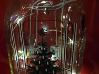 Holmegaard  vinkarafker/ med lys i  og glas 