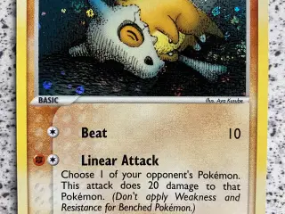Cubone Pokemon holo
