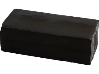 Modellervoks, str. 13x6x4 cm, sort, 500 g/ 1 pk.