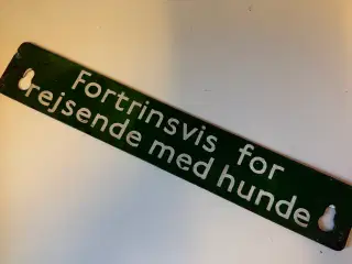Metal skilt 