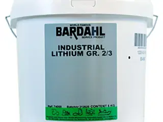 Bardahl 5 Kg. Industri Lithium Fedt 2/3