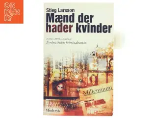 Mænd der hader kvinder af Stieg Larsson, Stieg Larsson (Bog)