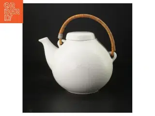 Hvid keramisk tekande (str. Ø 17 cm)