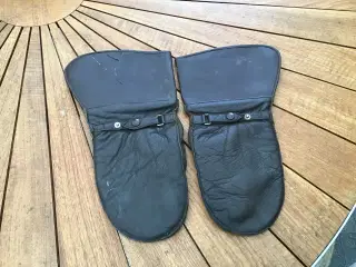Læderhandsker gamle / retro 