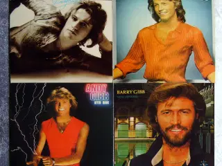 Andy + Barry Gibb LP'er og hit-single