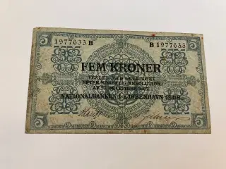 5 Kroner 1908 B Danmark