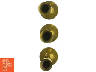 Messinglysestager (str. H 19-29 cm)
