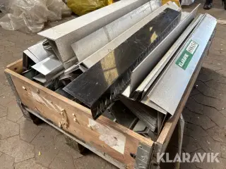 Blandet lot zink tagfod