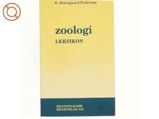 Zoologi Leksikon af B. Østergaard Pedersen (Bog)