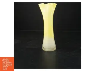 Farverig vase (str. 23x7 cm)