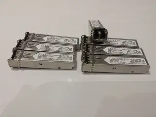 7 x Finisar SFP Mini-GBIC Optiske Transceivere