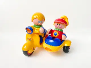 Motorcykel med sidevogn + 2 figurer fra TOLO Toys